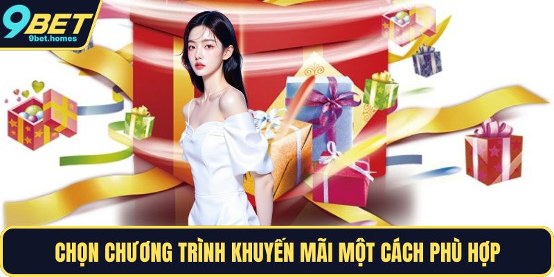 Chọn chương trình khuyến mãi một cách phù hợp