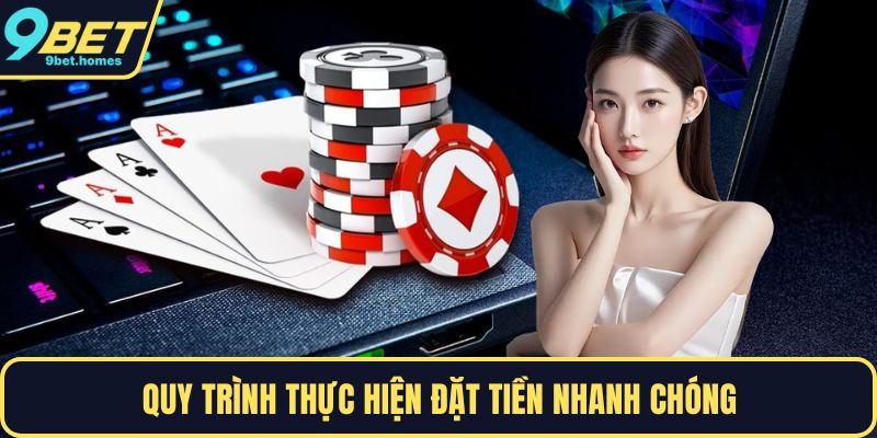 Quy trình thực hiện đặt tiền nhanh chóng